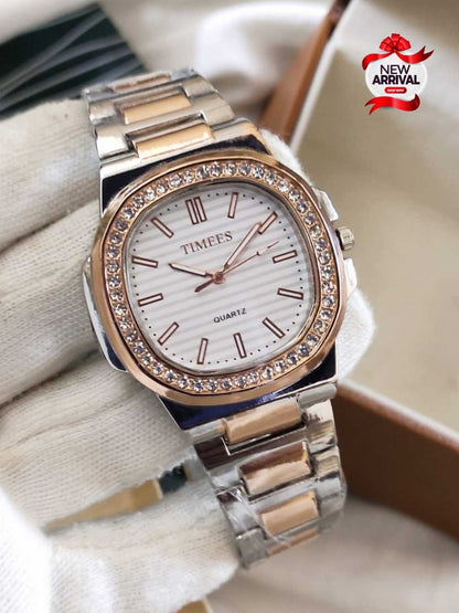 Multi Color Classic Style Premium Look Steel Chain Watch for Men