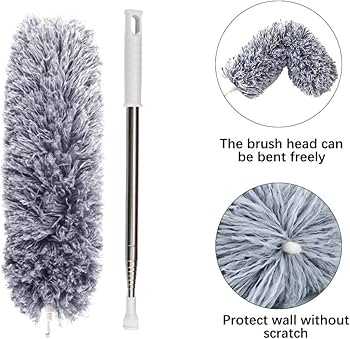 Micro fiber duster for car with extendable stick