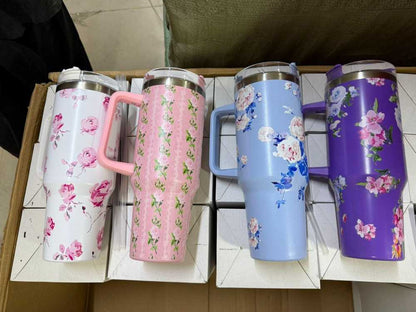 Floral Tumbler For Girls